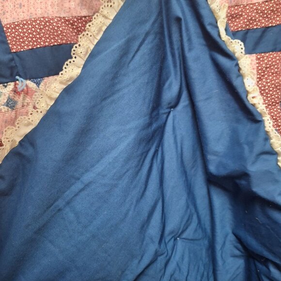 Quilted Baby Blanket Pink Blue Fuzzy Bear Basic Fluffy Comforter Crib Infant - Picture 7 of 8